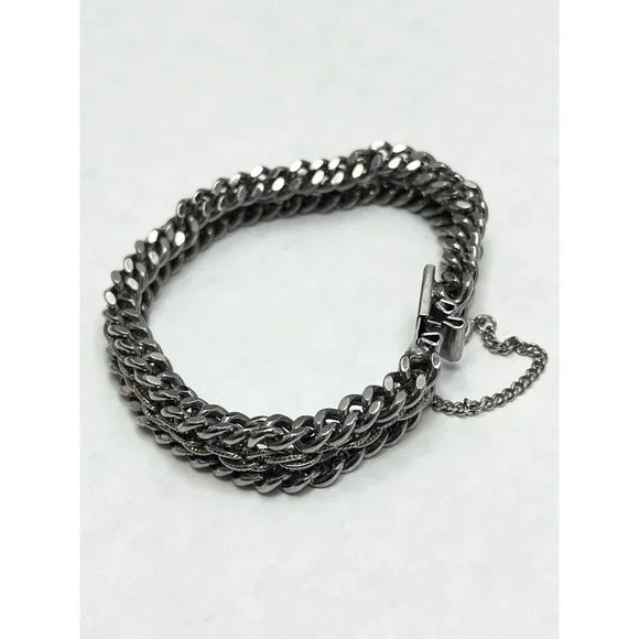 Vintage Silver Chain Bracelet